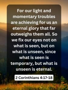 2 Corinthians 4:17-18