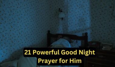 21 Powerful Good Night Prayer for Him