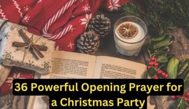 36 Powerful Opening Prayer for a Christmas Party