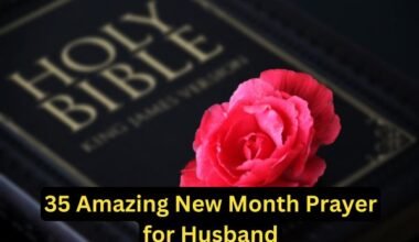 35 Amazing New Month Prayer for Husband