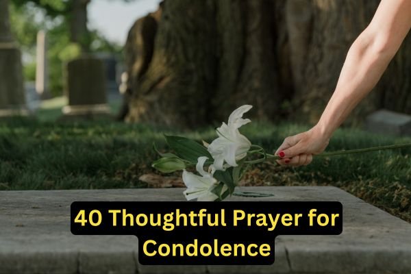 40 Thoughtful Prayer for Condolence