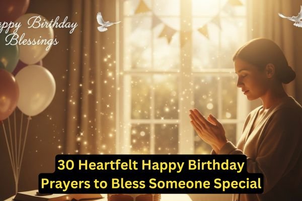 30 Heartfelt Happy Birthday Prayers to Bless Someone Special